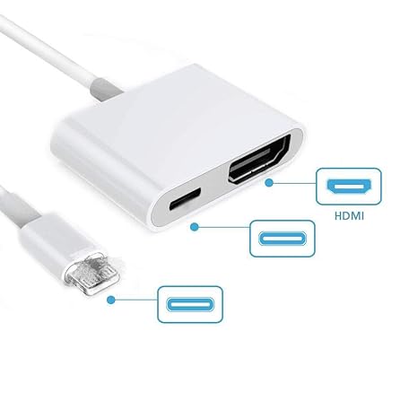 RayCue HDMI, 1080P Digital AV Adapter, HDMI Cable Adapter, Sync Screen HDMI