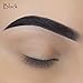 Jonteblu Waterproof Eyebrow Pencil Liner Long Lasting Ultra Fine Slim - Natural Makeup Microblading Eye Brow Definer Pencil - Eyebrow Filler with Spoolie Brush, Black