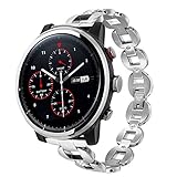 Lwsengme 22mm Watch Band for Samsung Gear S3 Frontier/Classic, Galaxy Watch (46mm) Bands for Women, Replacement Bracelet Straps for Amazfit Pace Smartwatch