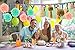 Paxcoo 35 Pcs Mint Gold Peach Party Supplies for Baby Shower Decorations
