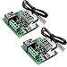 HiLetgo 2pcs W1209 12V DC Digital Temperature Controller Board Micro Digital Thermostat -50-110&deg;C Electronic Temperature Temp Control Module Switch with 10A One-channel Relay and Waterproof primary