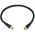 Monoprice RG6 Quad Shield CL2 Coaxial Cable with F Type Connector