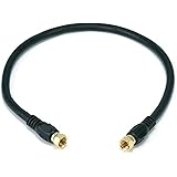 Monoprice RG6 Quad Shield CL2 Coaxial Cable with F Type Connector