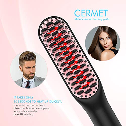 5 seconds beard straightener