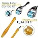 Derma Facial Roller | 540 Titanium Needles 0.25mm | Best Facial Treatment Kit | Includes Derma Pen/Stamp and Travel Box | Acne Scar or Stretch Marks Home Treatment | Skin Roller | Premium Quality