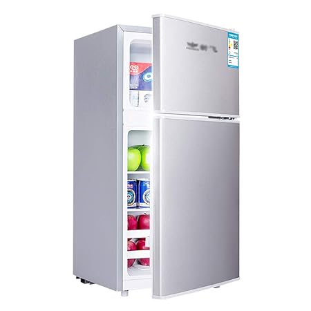 refrigerador de Doble Puerta, Mini congelador, 58L, hogar de bajo ...
