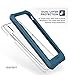 ENCASED iPhone XR Case Clear Back Protective Rugged Bumper Cover with Tempered Glass Screen Protector (Ocean Blue)