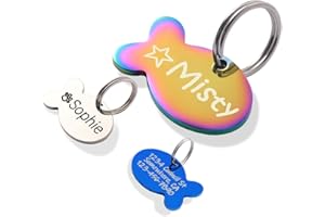 Dogs Cats ID Tags Personalized Lovely Symbols Pets Collar Name Accessories Simple Custom Engraved Products