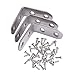 Accessbuy Heavy Duty Non-Mortise Bed Rail Bracket Bed Rail Fasteners Set of 4 (AC024)