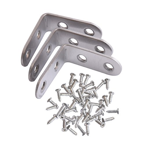 6 Accessbuy+10+pack+Stainless+Brackets+40mm40mm16mm