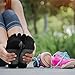 OS1st Bunion Relief Socks (One Pair) with split-toe design and bunion pad to relieve toe friction and bunion/Hallax Valgus pain (Grey, Large)