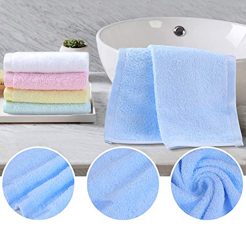 Yoofoss Washcloths Bamboo Face Towel Hand Cloth Set 10-Pack for Bathroom-Hotel-Spa-Kitchen Multi-Purpose, Ultra Soft, Absorbent, 12" x 12" - Thumbnail 3