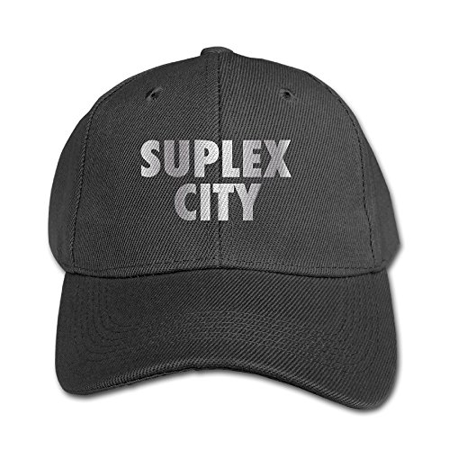 Big Boys' Brock Lesnar Suplex City Platinum Logo Baseball Snapback Cap Black