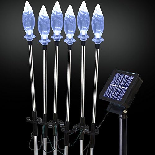 Garden Solar Lights Outdoor Décor White Vivid Flower Bud LED Landscape Lighting ,Solar Garden Stake Lights for House, Patio,Yard,Pond ect. Outdoor Decorations