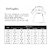 Leadingstar Women Crew Neck Long Sleeve Crop Top Midi Skirt Outfit Two Piece Bodycon Short Dress Black M