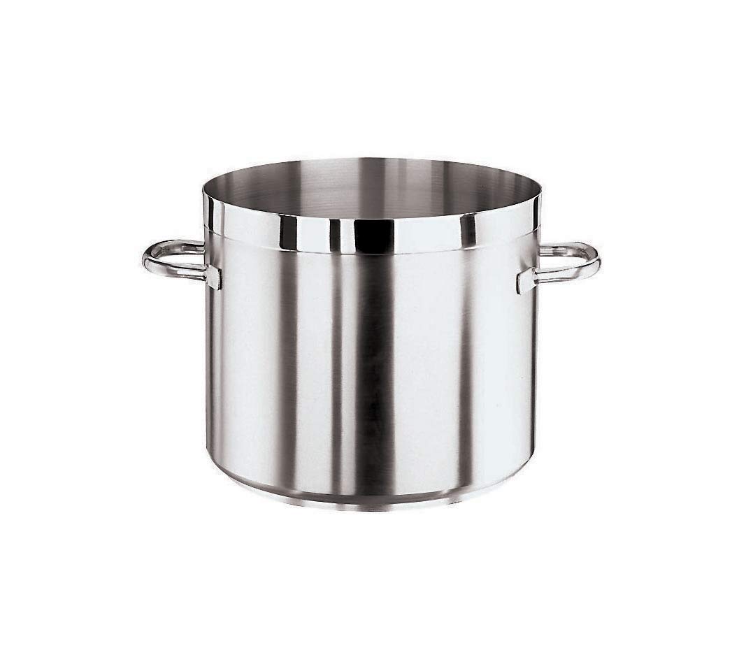 Paderno World Cuisine "Grand Gourmet" Stainless-Steel 15-1/4-Quart Low Stockpot