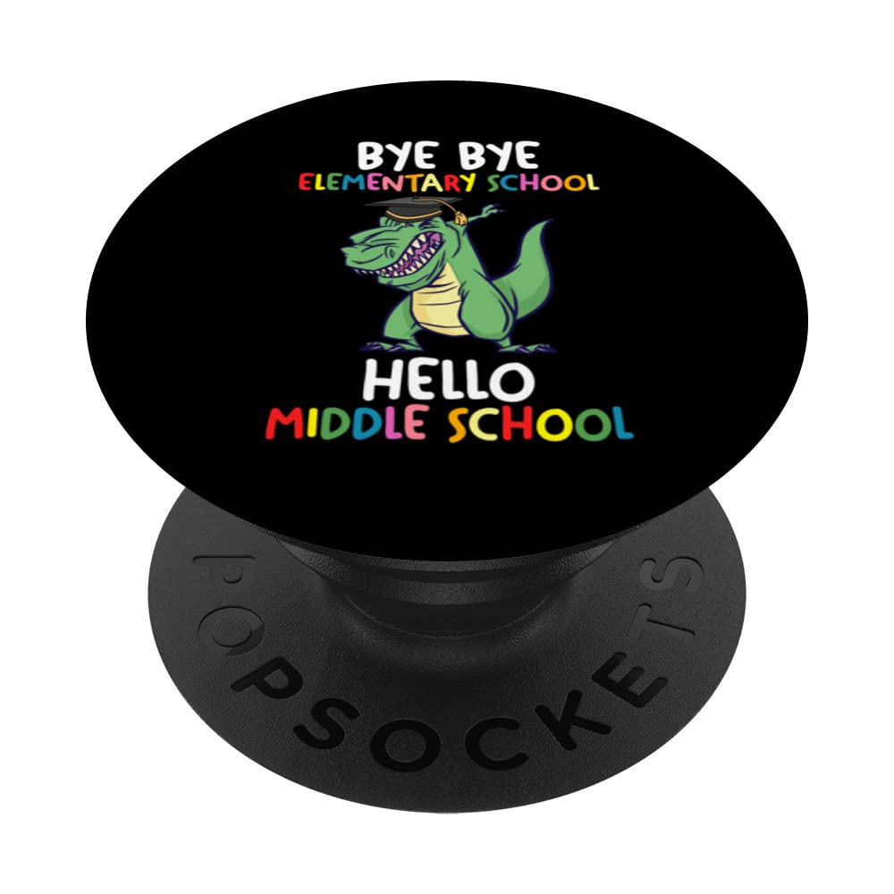 Bye Elementary school middle school graduator school PopSockets Swappable PopGrip