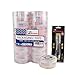 Packing Tape with Retractable Razor Knife Included Ultra Adhesive Clear Packaging - Box and Package Sealing Rolls for Shipping and Mailing - Fits Any Standard Guns and Dispensers (Set of 12)