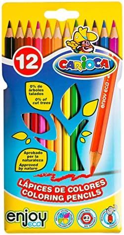 Carioca - Caja con 12 ecolápices (A52650012): Amazon.es: Juguetes y juegos
