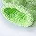 Hotop 6 Pairs Double Sided Exfoliating Gloves Body Scrubbing Glove Bath Scrubs for Shower, 6 Colors