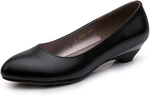 Amazon Emishoe パンプス レディース ブラック 仕事靴 革靴 歩きやすい 痛くない 足囲3e 本革 通勤 通学 面接 パンプス