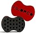 NuDred Moisture I.T. Formula - Twist Hair Sponge Brush + Hair Moisturizer For Men and Women, For Moisturized Sculpted Coils, Twists & Locs (Red Hair Sponge, Large Holes, 8oz Hair Moisturizer