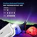 PISEN Portable Charger Waterproof, Battery Pack with LED Flashlight, Multi Function 5000mAh Power Bank for Tablets, Smartphones and 5V Devices (White)