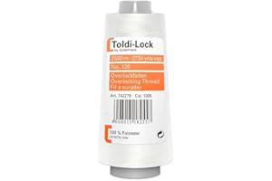 Gutermann Toldi Lock Overlocking Sewing Thread 2500m 1005 - per cone