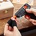 Silicone Finger Protectors Covers Caps for Hot Glue Gun Wax Rosin Resin Honey Adhesives Scrapbooking Sewing Crafts Ironing Embroidery Needlework Accessories (Black&Red)