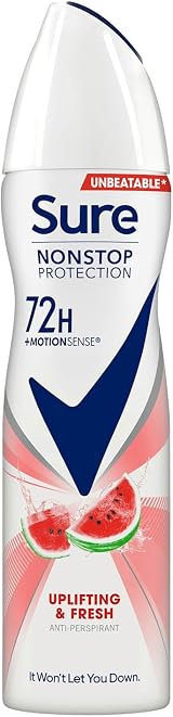 Sure Women 72H Antiperspirant Deodorant 150ml Pack of 3 Uplifting Fresh view 2