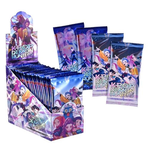 150 Pcs Demon Movie Hunters Trading Cards Gift Cards Featuring Characters,Collect Colorful Card Flash Card Gift for Kid Collection,Not Original