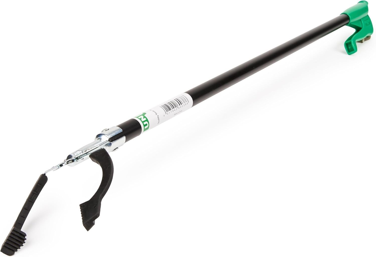 UNGER NiftyNabber PRO Heavy Duty Litter Picker & Reaching Aid (52cm/21") Multi-Use Reacher Grabber Stick Pick Up Tool - Steel Claw with Rubber Grip