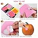Unomor Halloween Pumpkin Decorations Foam Stickers Craft Kit - Halloween Pumpkin Decorating Craft Kit Halloween Party Trick or Treat Autumn Party Supplies 24 Sets