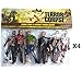 Ciofo Terror Corpse Action Figures Zobmies Vampire Set Kids Toys 24 Pcs (2 Dozen)