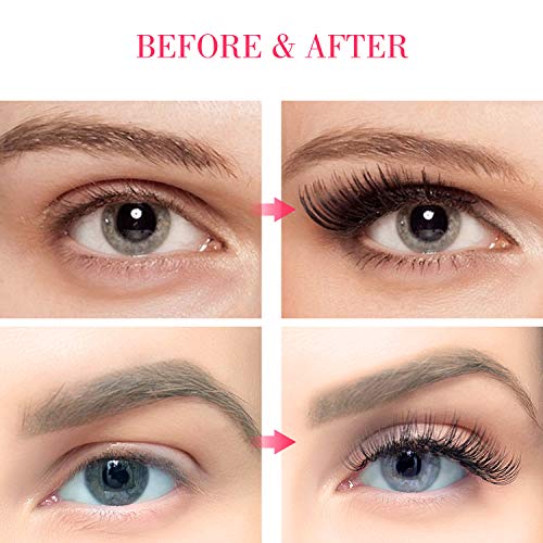 Magnetic Eyeliner, TedGem Magnetic Eyelashes Magnetic Eyeliner Kit, 3D Reusable Eyelashes with Tweezers Waterproof Long Lasting Eyeliner False Eyelashes Magnetic Eyeliner for Natural Look