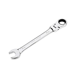 uxcell 8mm Flex-Head Ratcheting Combination Wrench