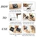 CLOOOUDS Temporary Tattoo Kit, 5 PCS Conical Temporary Art Tattoos Painting, 20 PCS Free Adhesive Stencils