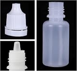 jeufun 12x 10ml Eye Dropper Bottles Plastic Squeezable White Cap Plug view 3