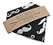 Baby Bandana Drool Bibs with Snaps, Organic Super Absorbent Cotton Drooling & Teething Bib Set of 4 by Matimati (Glasses & Feathers)