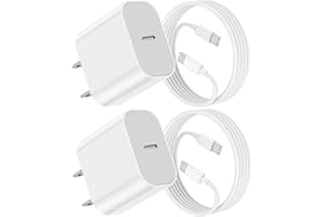 Susnwere (2Pack) iPhone 15 Charger Fast Charging with USB C Cable 10 Ft, 20W Apple Fast Charger for iPhone 15/15 Pro Max,PD Wall Charging Block for iPad Pro 12.9/11 inch 2023/2022/2021/2020, iPad Air