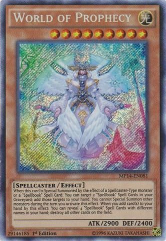 Yu-Gi-Oh! - World of Prophecy (MP14-EN081) - Mega Pack 2014 - 1st Edition - Secret Rare