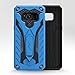 Zizo Static Series Compatible with Samsung Galaxy S8 Plus Case Military Grade Drop Tested with Built in Kickstand Blue Black