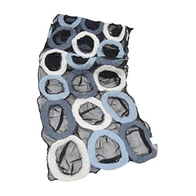 Women's Fashion Long Shawl Lightweight Anytime Merino Wool Felted Silk Chiffon Circle Design Scarf with Gift Bag Women's Fashion Long Shawl Lightweight Anytime Merino Wool Felted Silk Chiffon Circle Design Scarf with Gift Bag