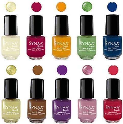 Synaa Nail Polish Set of 10 Pieces - Multicolor Set #2, Multicolour, 240 g