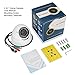 Hykamic Analog CCTV Camera HD 1080P 4-in-1 (TVI/AHD/CVI/CVBS) Security Dome Camera, 2.8mm-12mm Varifocal Lens, True Day & Night Monitoring IP66 (White)