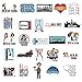 AnvFlik The Greys Anatomy Stickers Pack 50PCS, Sticker of The TV Show, Funny Laptop Stickers, Waterproof Hydro Flasks Sticker Vinyl Decal for Phone,Computer,Cars,Bicycles,Teen,Adult,Water Bottles