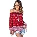 SunWard(TM) Women Off Shoulder Loose Casual T Shirt Tops