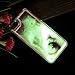 Appmax Cool Liquid Case Special Luminous Powder Glow in the Dark Quicksand Liquid Transparent Hard Phone Case for Iphone 5/iphone 5s (Green)