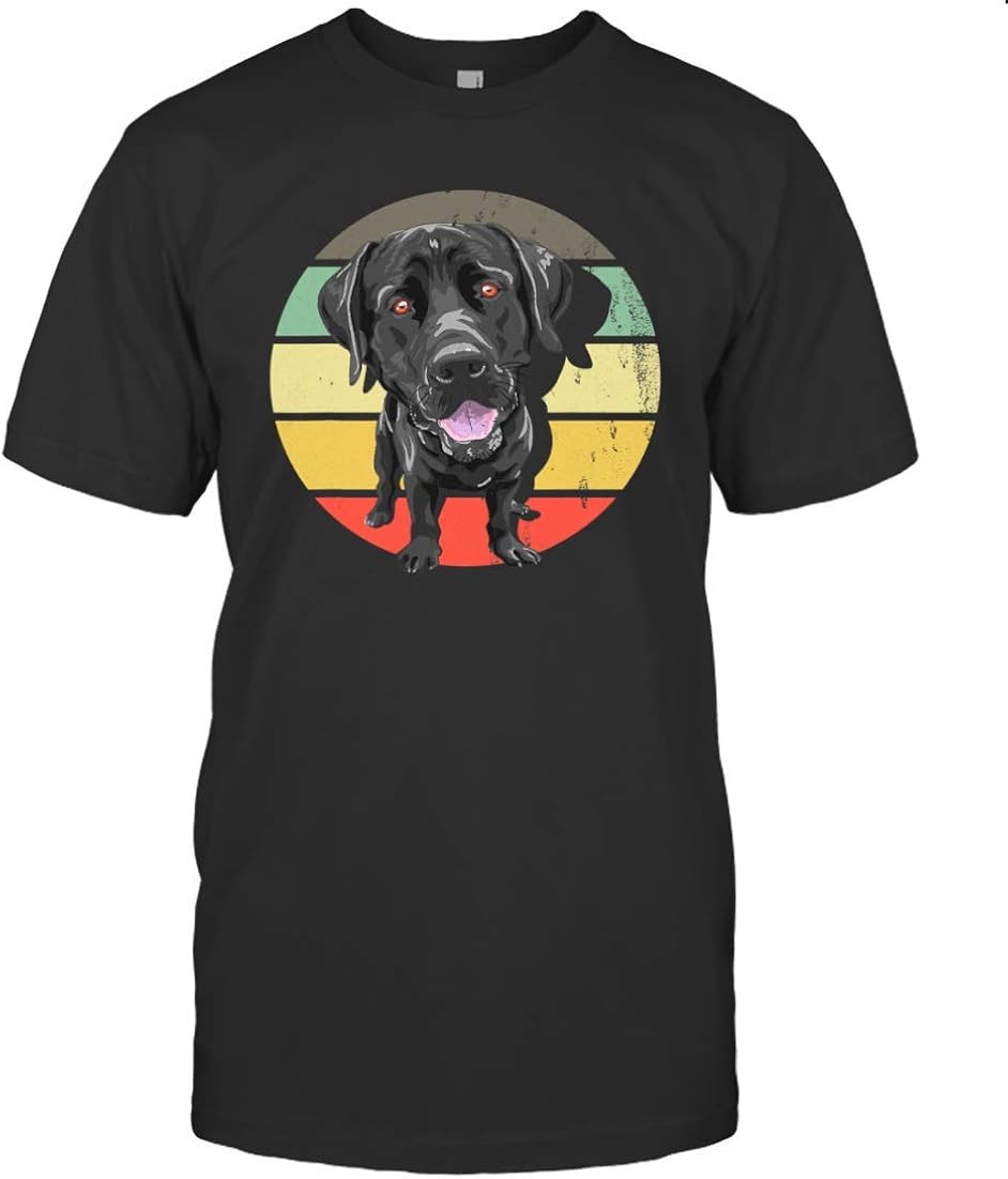 Retro Labrador Owner Black Lab Dog Owner Funny Labrador T Shirt Amazon