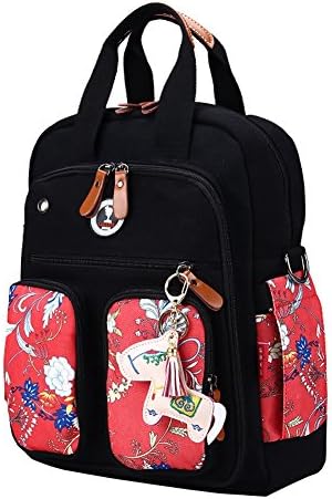 LAGAFFE Mummy Maternity Nappy Bag Large Capacity Baby Bag Travel Backpack Desiger Nursing Bag for Baby Care (Black)
